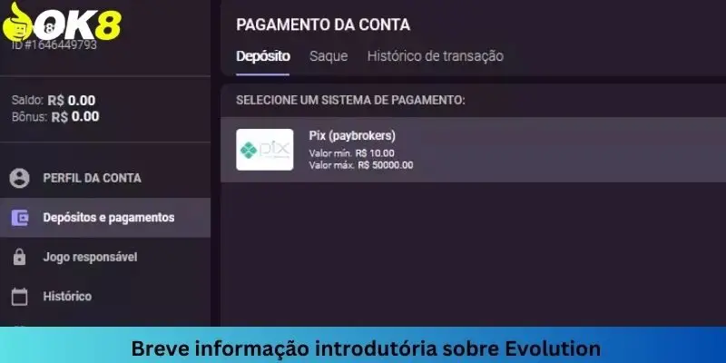 A conta deve ter tido atividades de apostas e depósitos em um período recente para poder sacar dinheiro