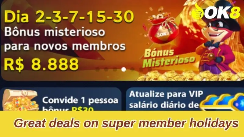 Ótimas ofertas em feriados para super-membros