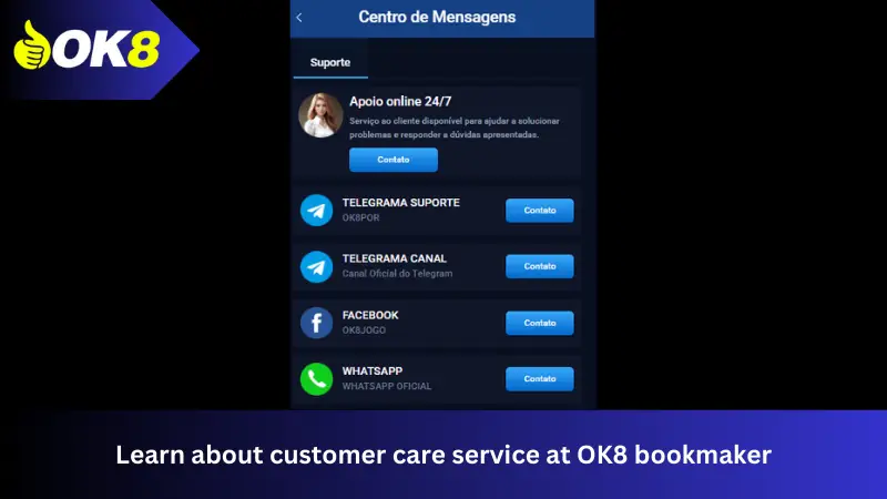 Atendimento ao cliente na OK8