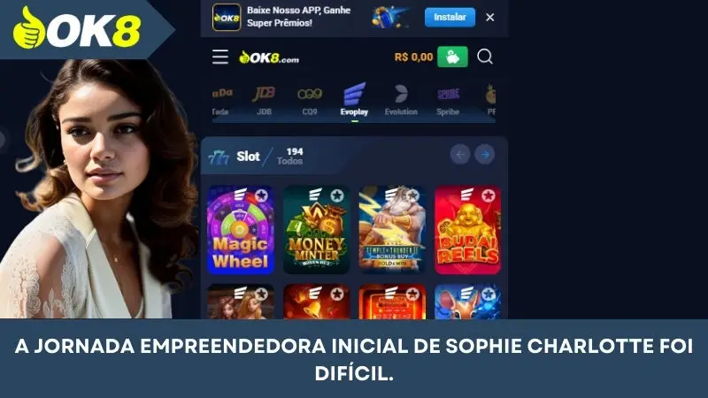 A jornada empreendedora inicial da Sophie Charlotte enfrentou muitas dificuldades